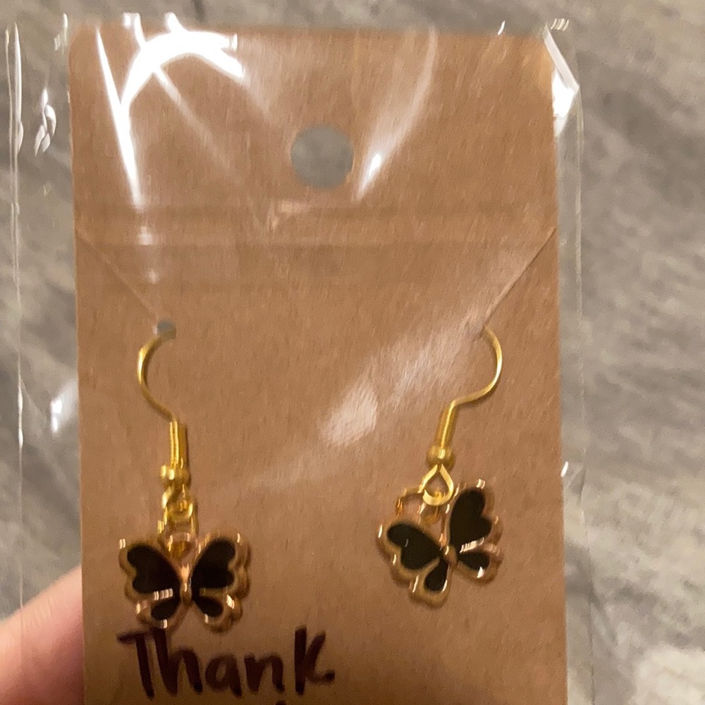 Golden Butterfly earrings !!!